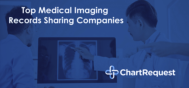 Showing x-ray to patient