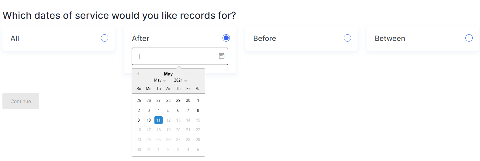 Which dates