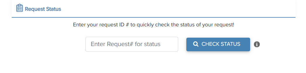 Request Status