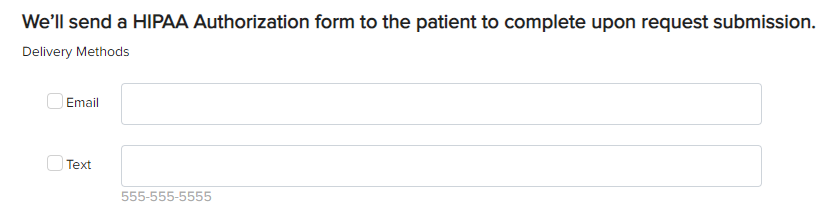 We'll send a HIPAA